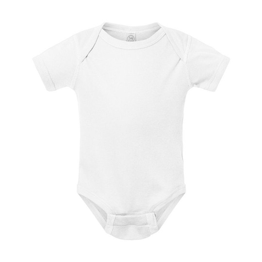 Rabbit Skins 4400 - Body para bebé de 5 oz. Baby Rib con hombros solapados