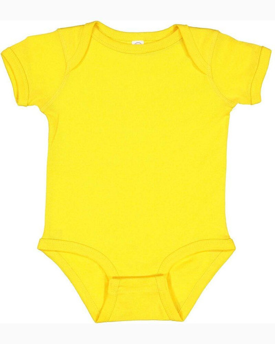 Rabbit Skins 4400 - Body para bebé de 5 oz. Baby Rib con hombros solapados