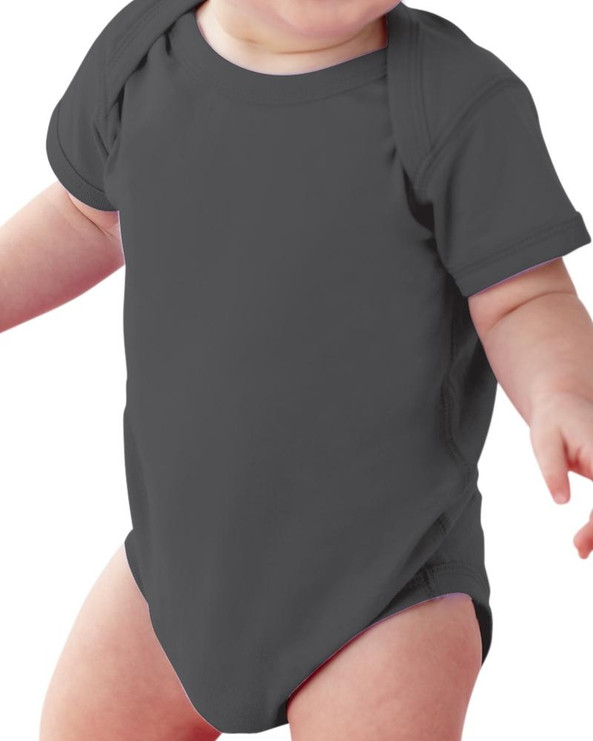 Rabbit Skins 4424 - Fine Jersey Infant Lap Shoulder Creeper