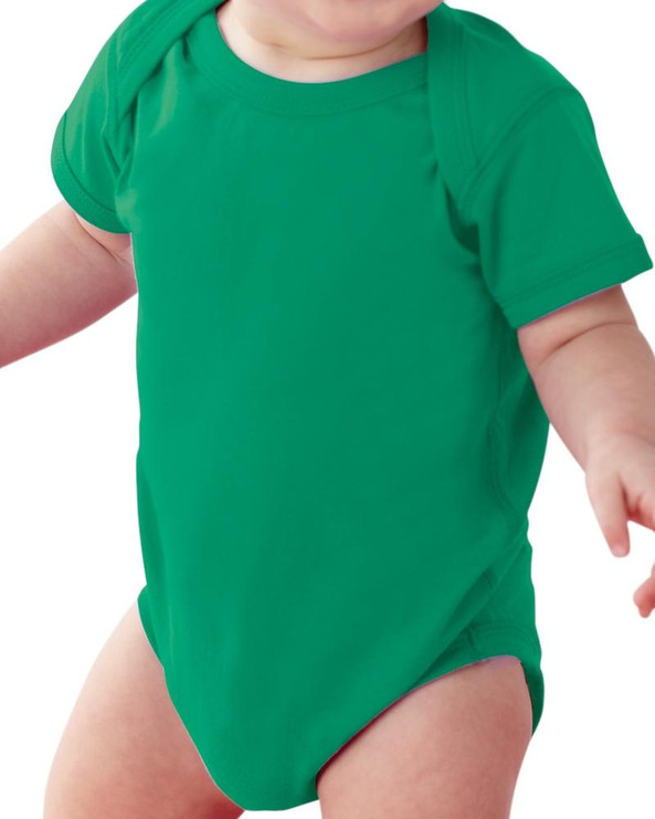 Rabbit Skins 4424 - Fine Jersey Infant Lap Shoulder Creeper