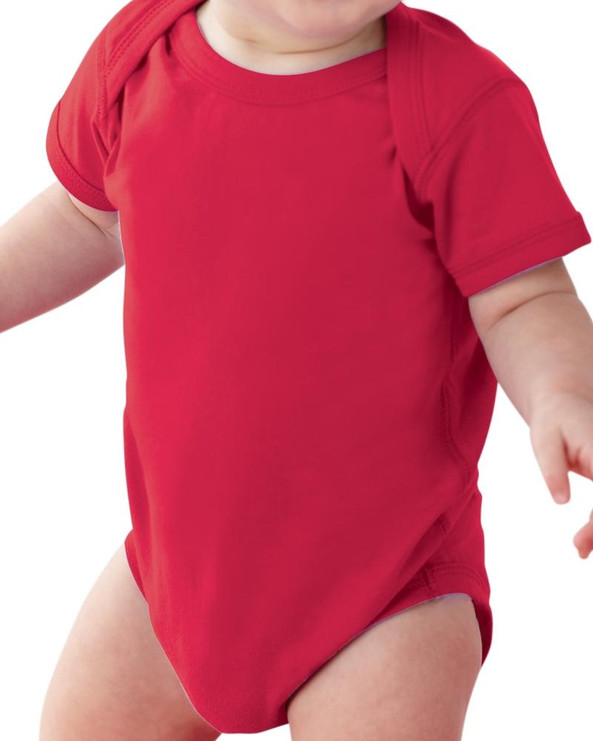 Rabbit Skins 4424 - Fine Jersey Infant Lap Shoulder Creeper