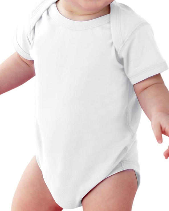 Rabbit Skins 4424 - Fine Jersey Infant Lap Shoulder Creeper