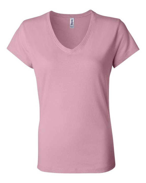 Bella+Canvas 6005 - Ladies' Short Sleeve V-Neck Jersey T-Shirt