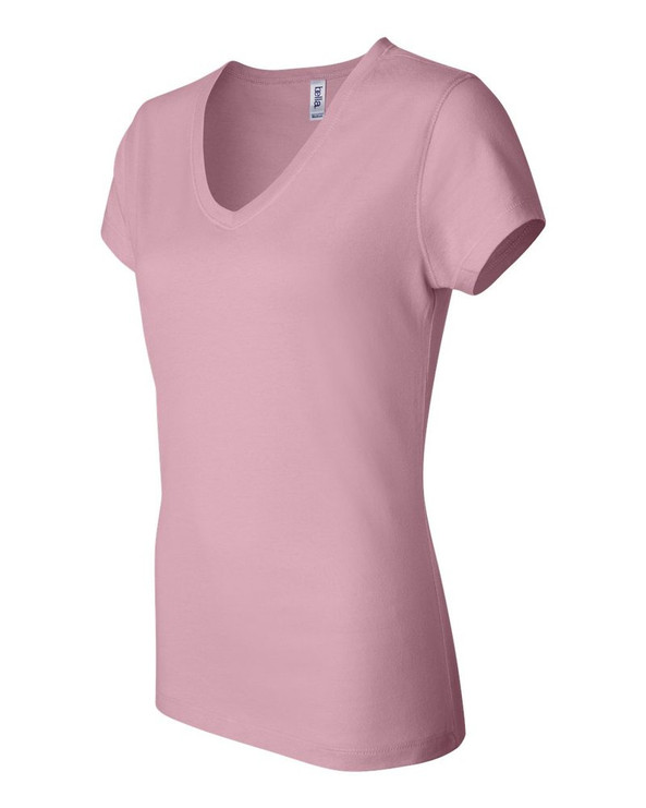 Bella+Canvas 6005 - Ladies' Short Sleeve V-Neck Jersey T-Shirt