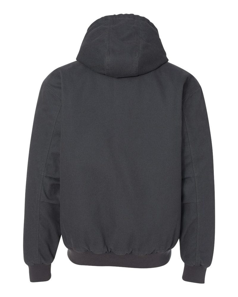 Dri Duck 5020 - Chaqueta de tela Boulder con capucha y forro acolchado de tricot