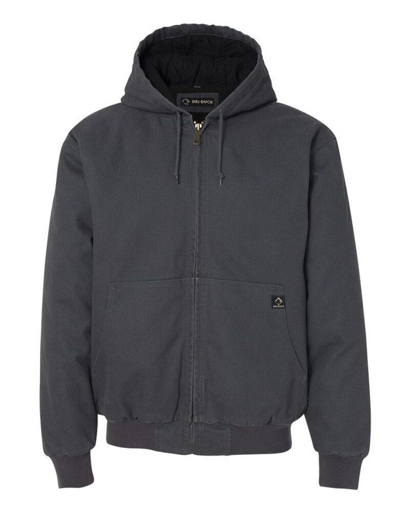 DRI DUCK 5020 - Hooded Boulder Cloth Jacket with Tricot Quilt Lining