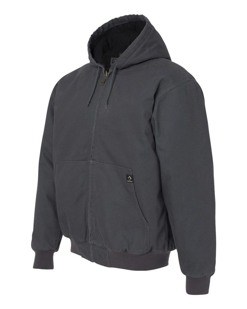 Dri Duck 5020 - Chaqueta de tela Boulder con capucha y forro acolchado de tricot