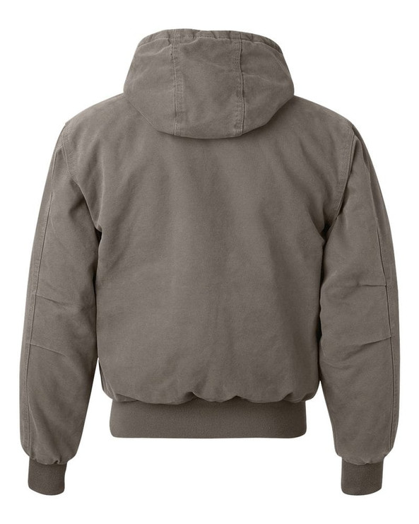 DRI DUCK 5020 - Hooded Boulder Cloth Jacket with Tricot Quilt Lining