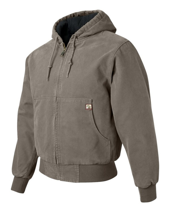 DRI DUCK 5020 - Hooded Boulder Cloth Jacket with Tricot Quilt Lining