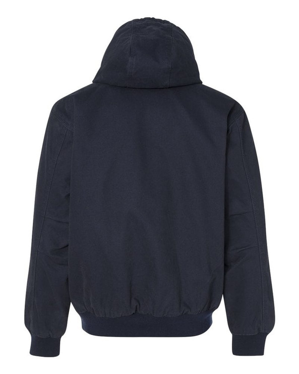 Dri Duck 5020 - Chaqueta de tela Boulder con capucha y forro acolchado de tricot