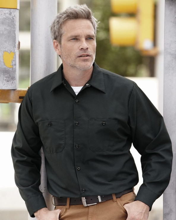 Red Kap SP14 - Industrial Long Sleeve Work Shirt