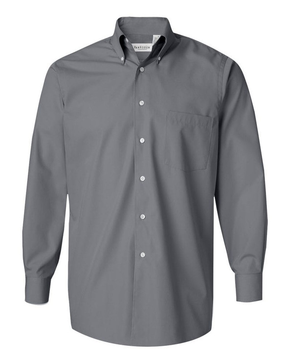 Van Heusen 13V0113 - Camisa de popelina sedosa