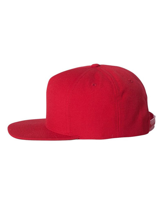 Yupoong 5089M - Gorra de lana de cinco paneles