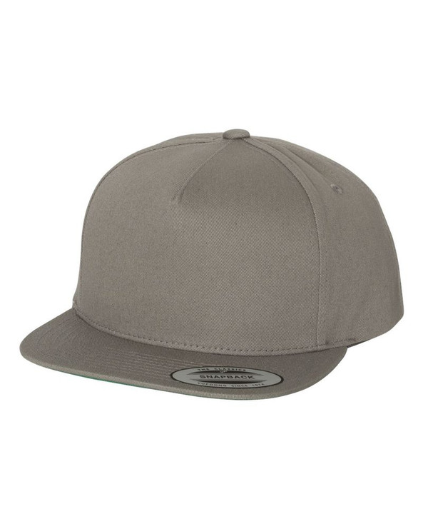 Yupoong 6007 - Five-Panel Flat Bill Cap