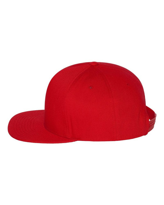 Yupoong 6007 - Gorra de visera plana y cinco paneles