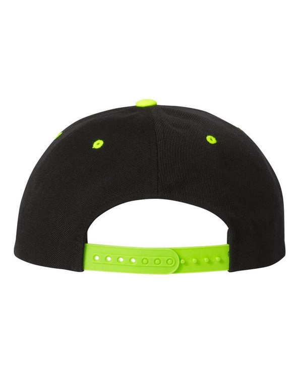 Yupoong 6089M - Gorra de lana con visera plana