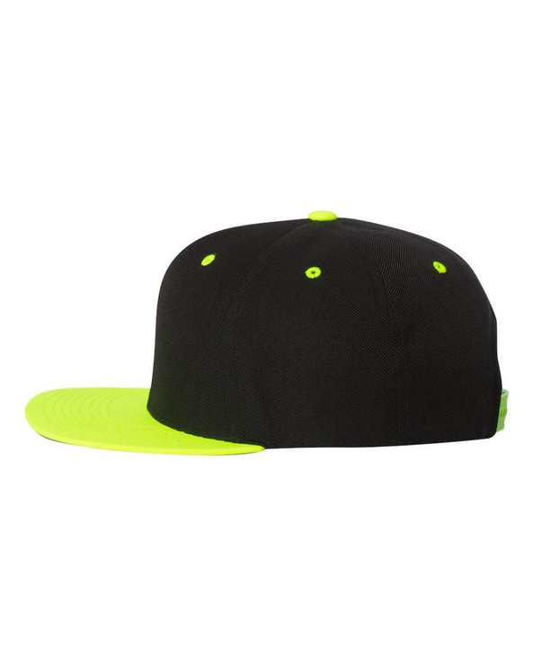Yupoong 6089M - Gorra de lana con visera plana