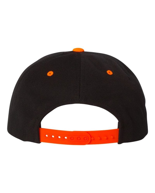 Yupoong 6089M - Wool Blend Flat Bill Snapback Cap