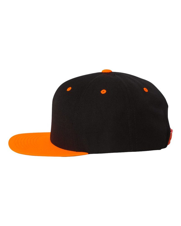Yupoong 6089M - Wool Blend Flat Bill Snapback Cap