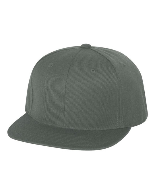 Yupoong 6089M - Gorra de lana con visera plana