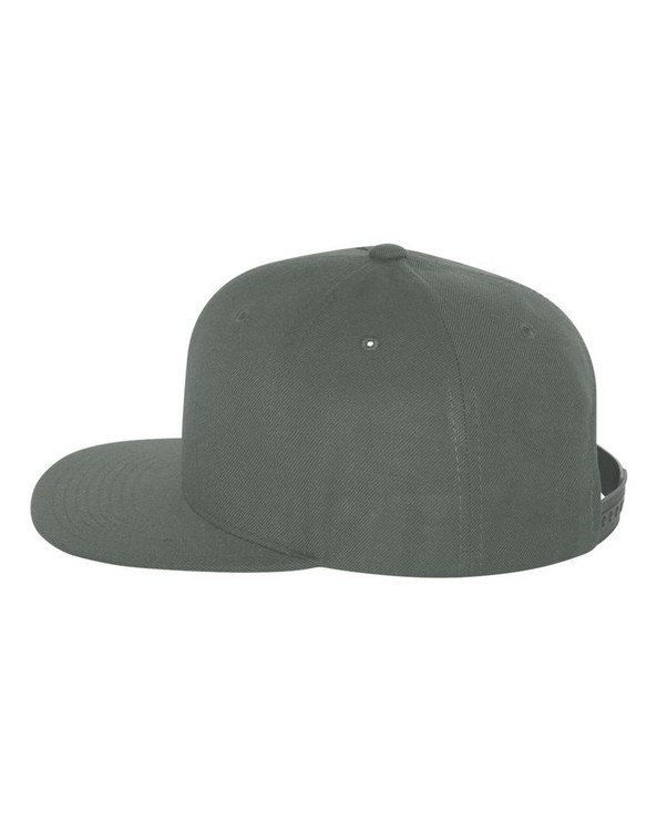 Yupoong 6089M - Gorra de lana con visera plana