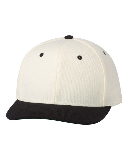 Yupoong 6089M - Gorra de lana con visera plana