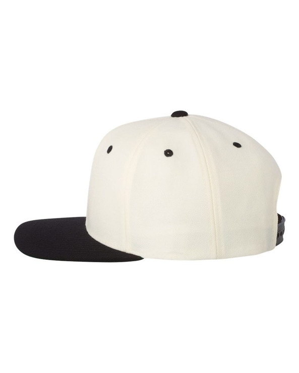 Yupoong 6089M - Gorra de lana con visera plana