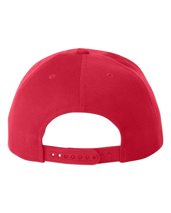 Yupoong 6089M - Wool Blend Flat Bill Snapback Cap