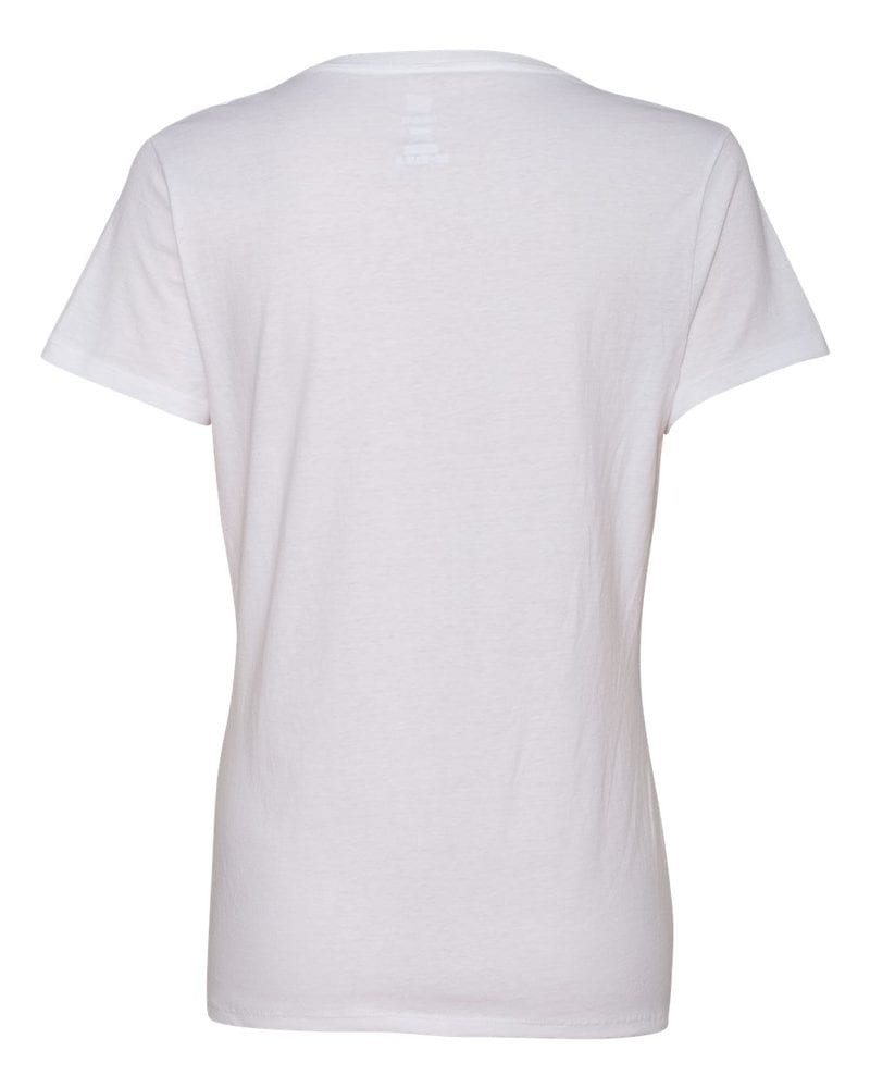 Hanes S04V - Hanes® Ladies' Nano-T® Cotton V-Neck T-Shirt