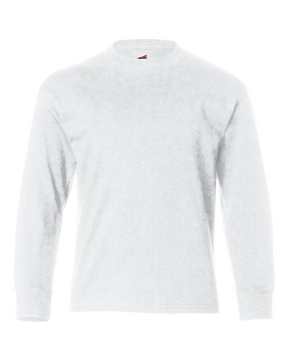 Hanes 5546 - Camiseta de manga larga Youth Tagless