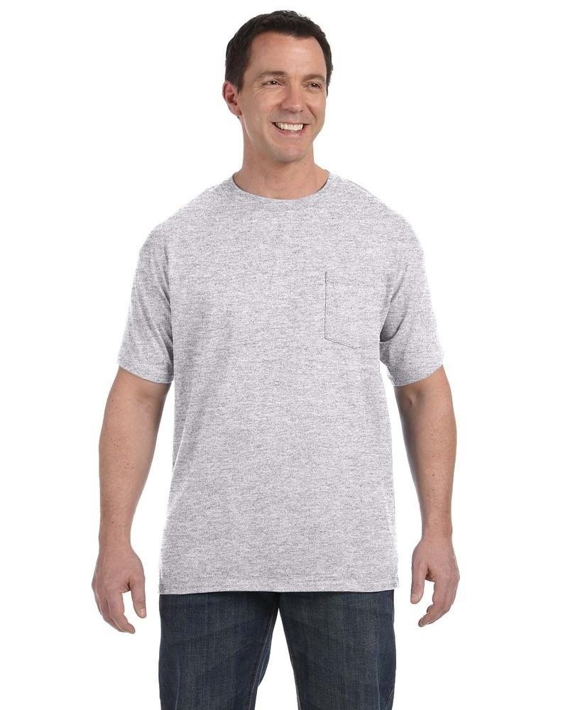 Hanes 5590 - Camiseta con bolsillo