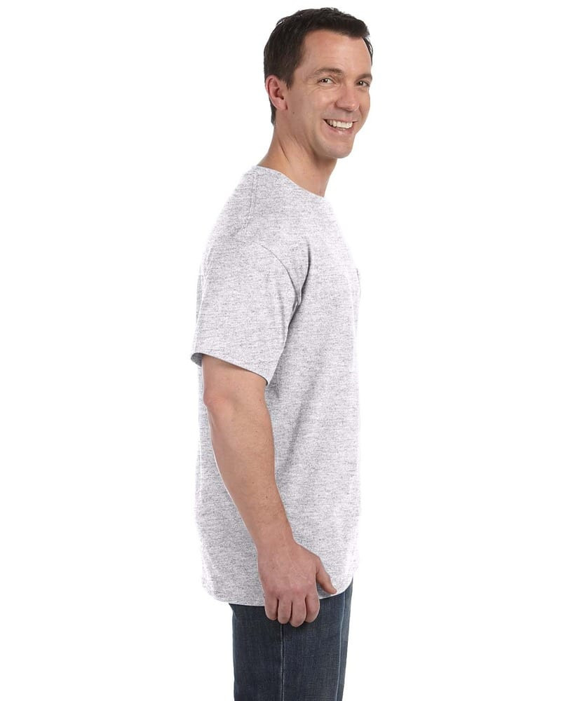 Hanes 5590 - Camiseta con bolsillo