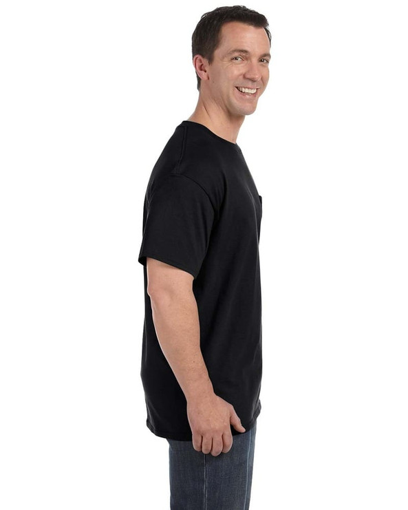 Hanes 5590 - Camiseta con bolsillo