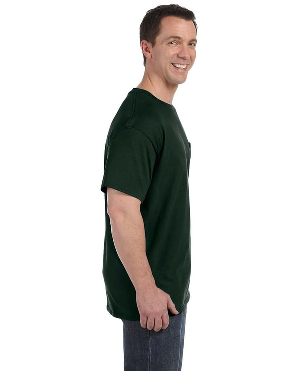 Hanes 5590 - Camiseta con bolsillo