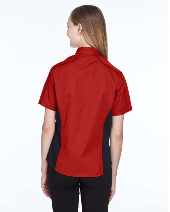 Ash City North End 77042 - Fuse Ladies' Color-Block Twill Shirts