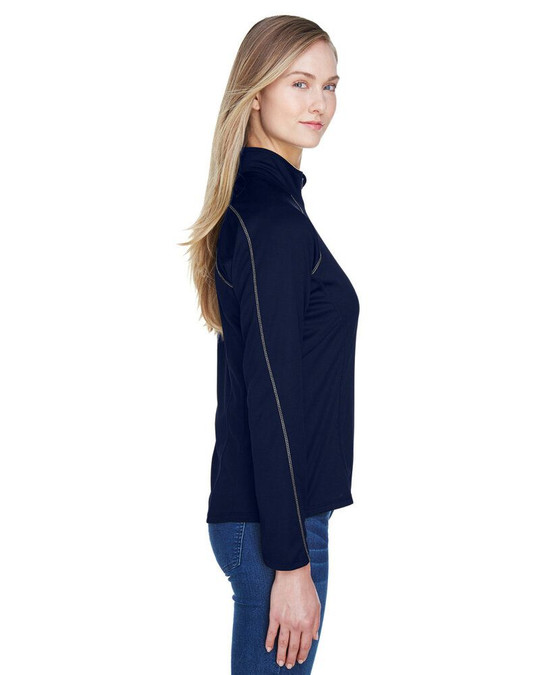 Ash City North End 78187 - Radar Ladies' Half-Zip Performance Long Sleeve Top