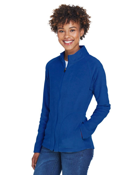 Team 365 TT90W - Chaqueta de Micropolar para Damas Campus