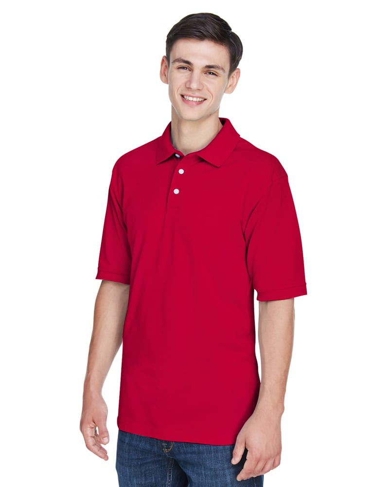 Harriton M265 - Men's 5.6 oz. Easy Blend Polo