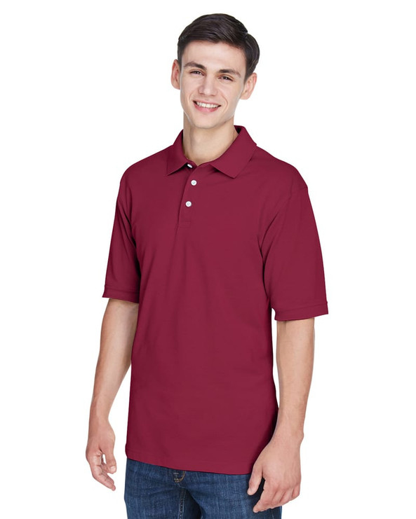 Harriton M265 - Men's 5.6 oz. Easy Blend Polo