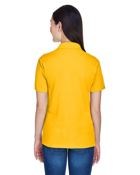 Harriton M265W - Ladies 5.6 oz. Easy Blend Polo