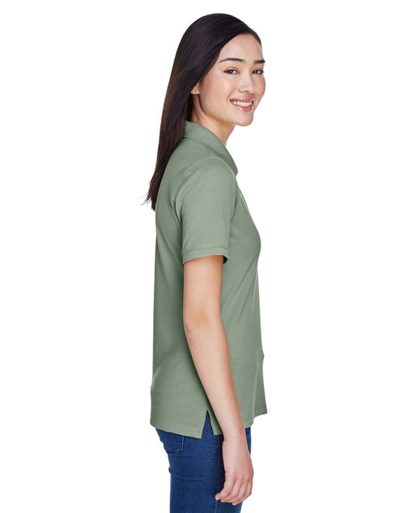 Harriton M265W - Ladies 5.6 oz. Easy Blend Polo