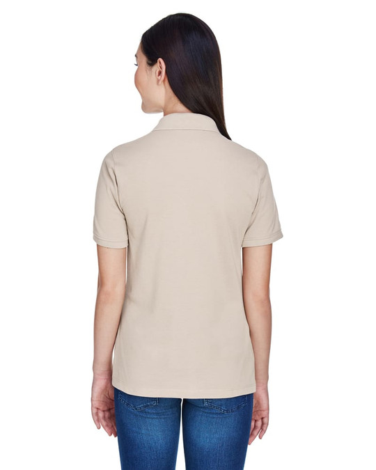 Harriton M265W - Ladies 5.6 oz. Easy Blend Polo