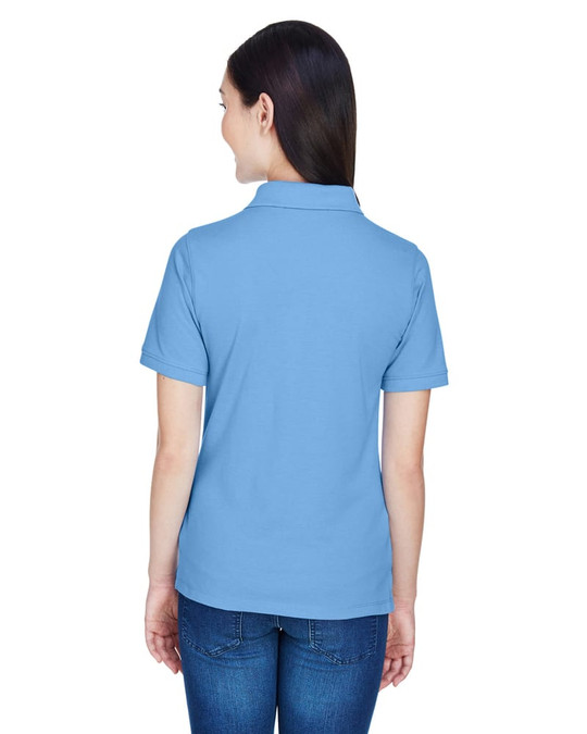Harriton M265W - Polo Easy Blend pour femmes 5,6 oz.