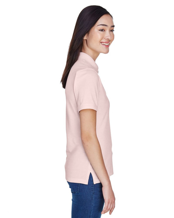 Harriton M265W - Ladies 5.6 oz. Easy Blend Polo