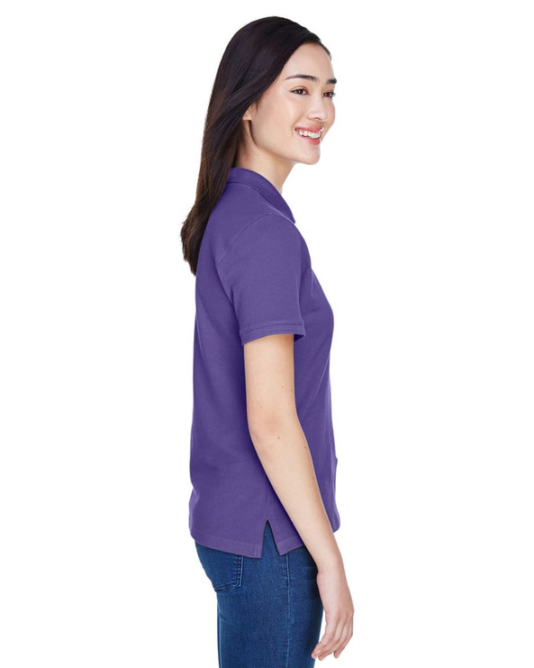 Harriton M265W - Ladies 5.6 oz. Easy Blend Polo