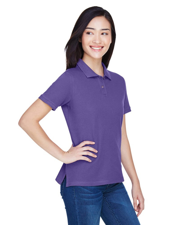 Harriton M265W - Ladies 5.6 oz. Easy Blend Polo