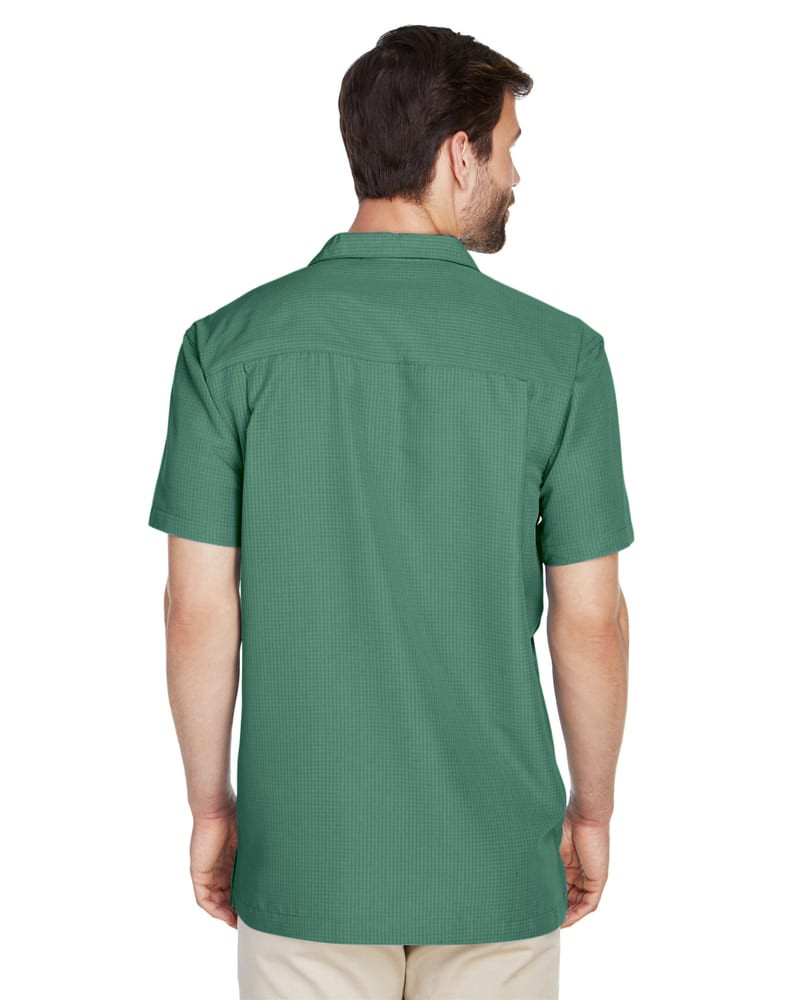 Harriton M560 - Camisa de Campamento Texturizada Barbados