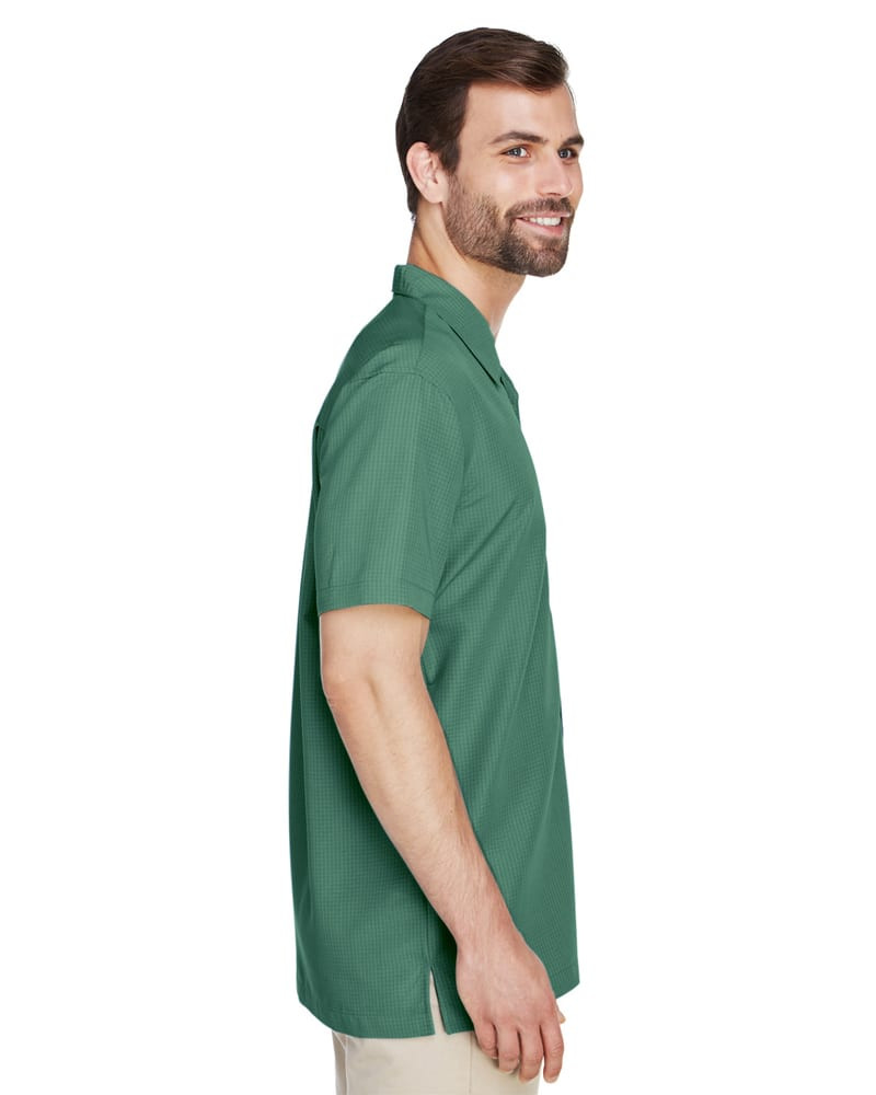 Harriton M560 - Camisa de Campamento Texturizada Barbados