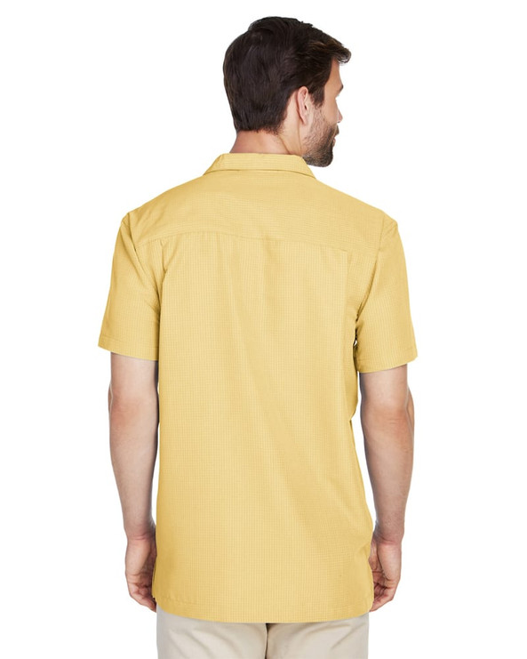 Harriton M560 - Men's Barbados Textured Camp Shirt