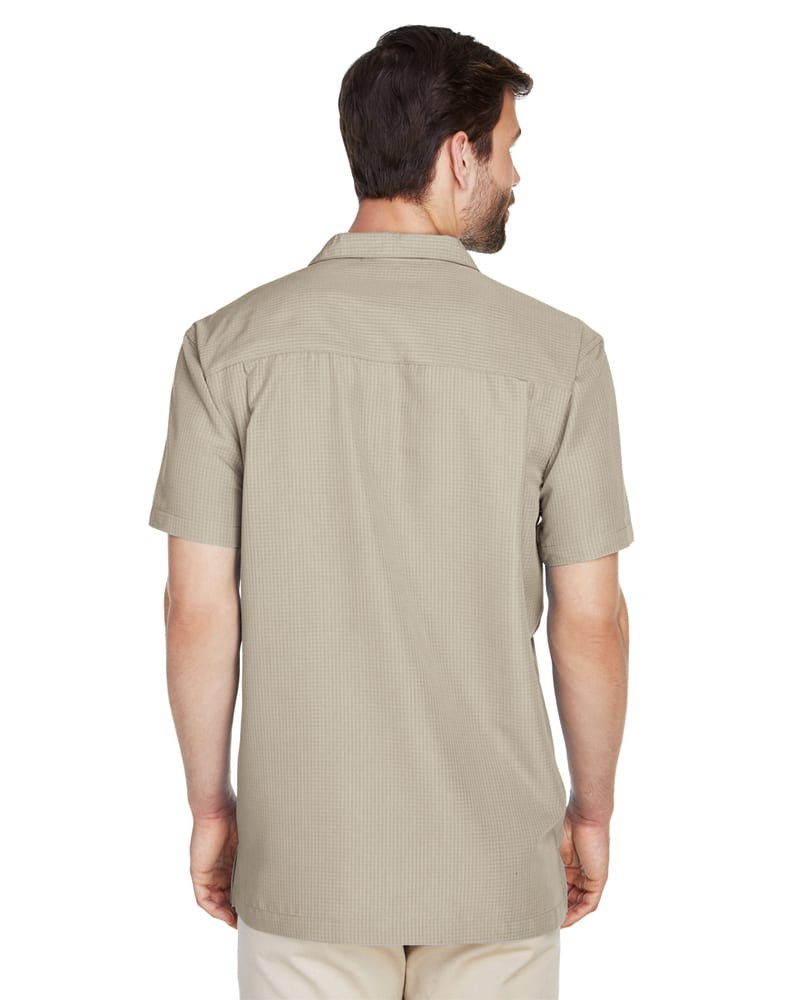 Harriton M560 - Men's Barbados Textured Camp Shirt